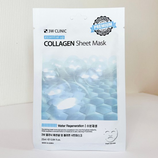 3W Clinic Essential Up Collagen Sheet Mask