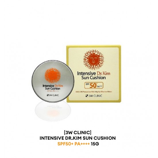 3W CLINIC Intensive Dr.Kim Sun Cushion SPF50+ PA++++ 15g