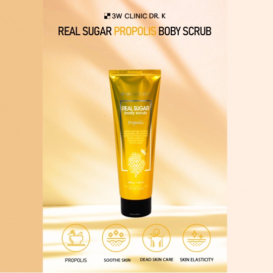 3W Clinic Dr. K Real Sugar Propolis Body Scrub