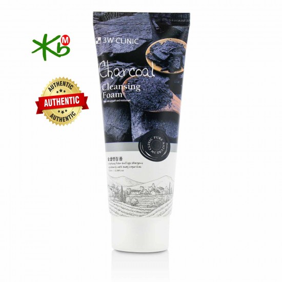 3W Clinic Charcoal Cleansing Foam