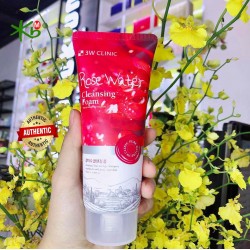 3w Clinic Rose Water Cleansing Foam