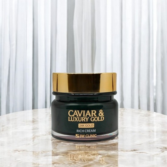 3W Clinic Caviar & Luxury Gold Rich Cream 100ml