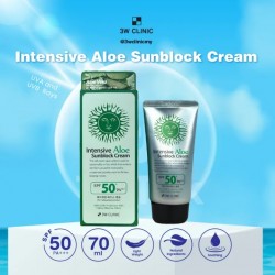 3W Clinic Intensive Aloe Sunblock Cream SPF 50+PA+++