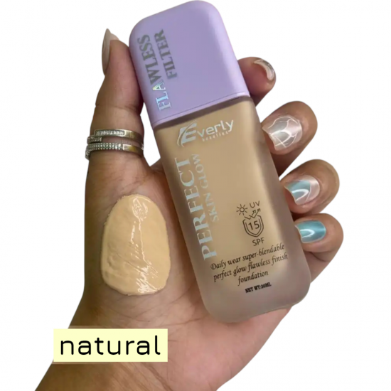 Everly Beauties Perfect Skin Glow Foundation SPF15 (natural)