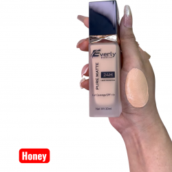 Everly Beauties Pure Matte Full Coverage Foundation (Honey)