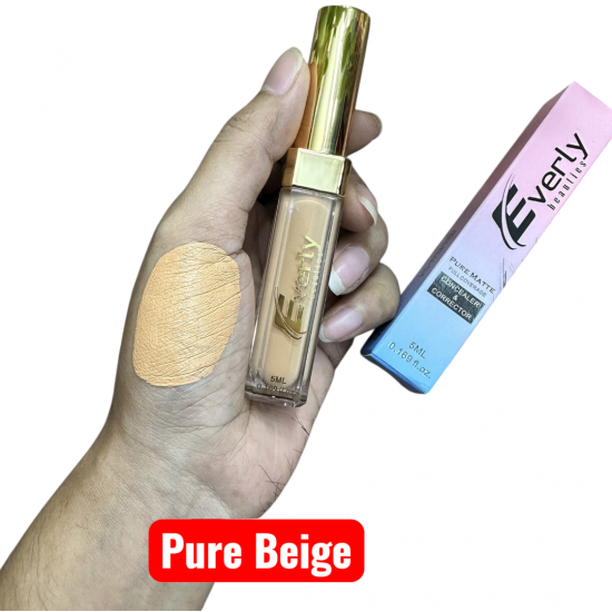 Everly Beauties Pure Matte Full Coverage Concealer (Pure Beige)