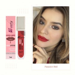 Everly Beauties Matte Liquid Lipstick (Passion Red)