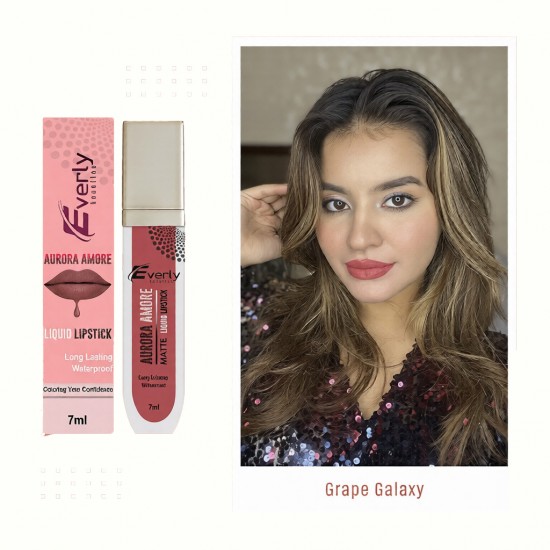 Everly Beauties Matte Liquid Lipstick (Grape Galaxy)