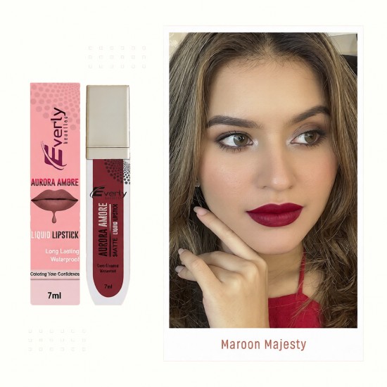Everly Beauties Matte Liquid Lipstick (Maroon Majesty) Everly Beauties Matte Liquid Lipstick (Maroon Majesty)