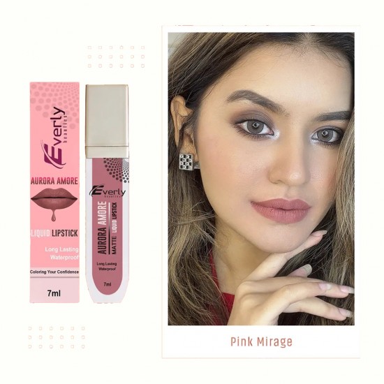 Everly Beauties Matte Liquid Lipstick (Pink Mirage) Everly Beauties Matte Liquid Lipstick (Pink Mirage)