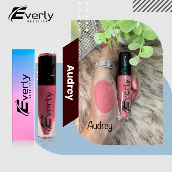 Everly long Lasting Ultra Matte liquid Lipstick (Audry) Everly long Lasting Ultra Matte liquid Lipstick (Audry)