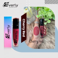 Everly long Lasting Ultra Matte liquid Lipstick (Cherry Red)