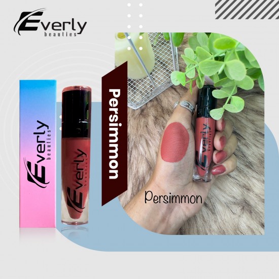 Everly long Lasting Ultra Matte liquid Lipstick (Persimmon)