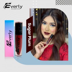 Everly long Lasting Ultra Matte liquid Lipstick (Suger Plum)