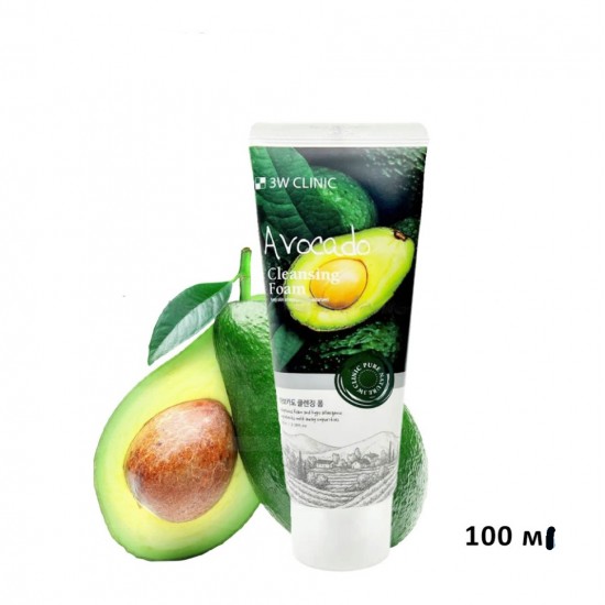 3W Clinic Avocado Cleansing Foam