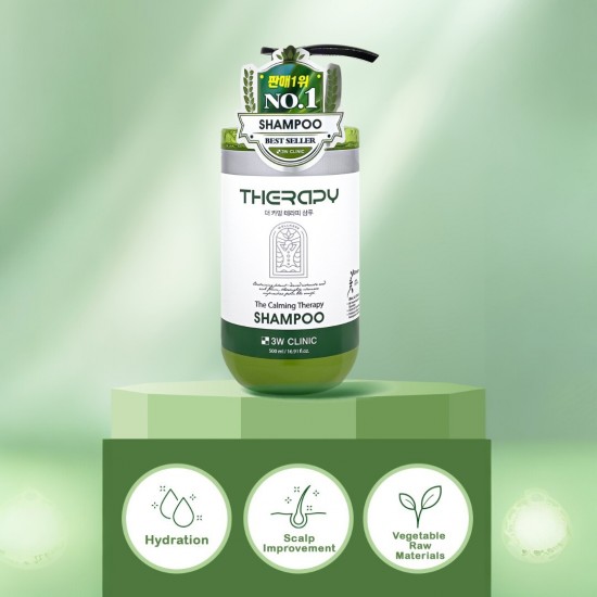 3W Clinic The Calming Therapy Shampoo 500ml