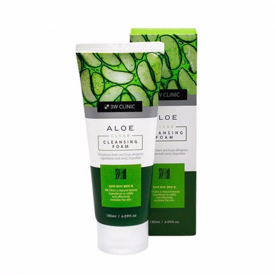 3w Clinic Aloe Clear Cleansing Foam