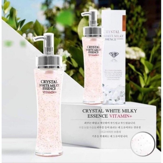 3w clinic crystal white milky essence vitamin 150ml
