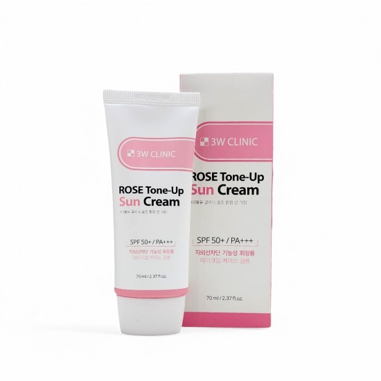 3W Clinc Rose Tone up sun cream SPF50+ PA+++