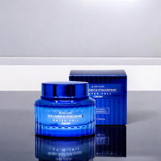 3W Clinic Collagen & Hyaluronic Water-Full Cream
