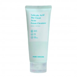 Pure Ground salicylic acid the clean acne foam cleanser 150ml