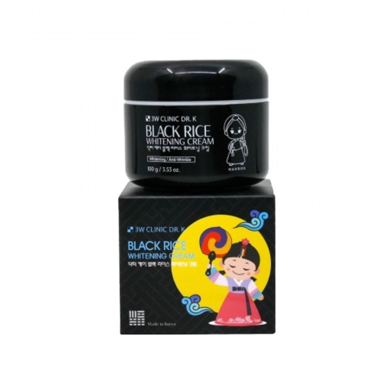 3W Clinic Dr. K Black Rice Whitening Cream