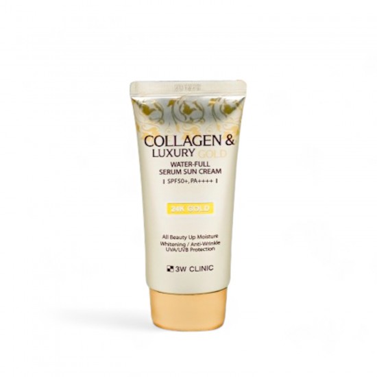 3W Clinic Collagen & Luxury Gold Water-Full Serum Sun Cream 50g