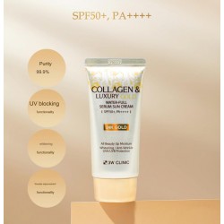 3W Clinic Collagen & Luxury Gold Water-Full Serum Sun Cream 50g