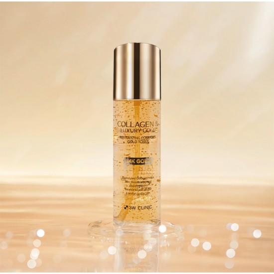 3W Clinic Collagen & Luxury Gold Revitalizing Comfort Gold Toner 200ml