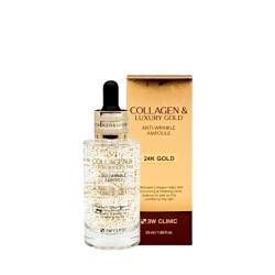 3w clinic collagen & Luxury 24K Gold Anti Wrinkle Ampoule 55ml