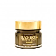 3W Clinic Black Rice & Luxury Gold Brightening Cream 100g