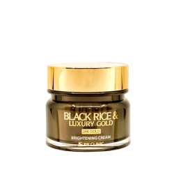 3W Clinic Black Rice & Luxury Gold Brightening Cream 100g