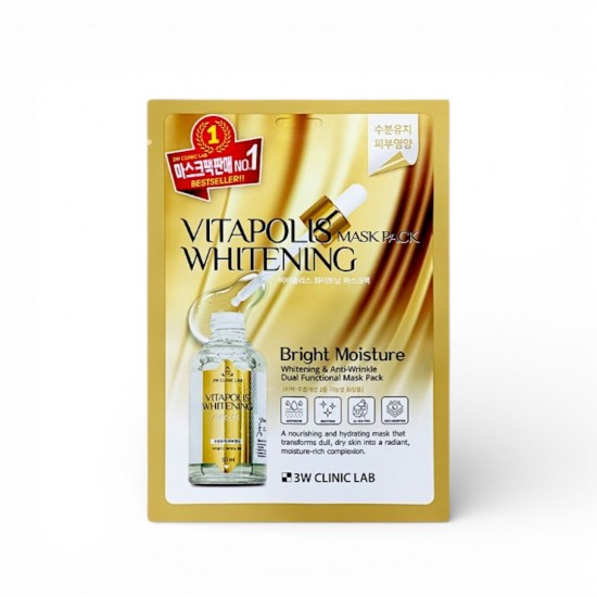 3W Clinic Vitapolis Whitening Mask Pack