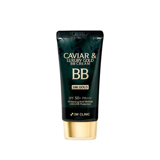 3W CLINIC Caviar & Luxury Gold BB Cream SPF50+ PA+++ 50ml