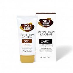 3W CLINIC Daily Rice Bran Sun Cream SPF50+ PA+++ 70ml