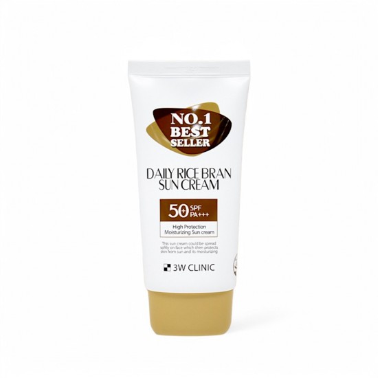 3W CLINIC Daily Rice Bran Sun Cream SPF50+ PA+++ 70ml