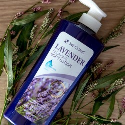 3W clinic lavender relaxing body lotion 550ml