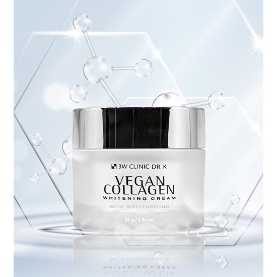 3W CLINIC Dr.K Vegan Collagen Whitening Cream 55g