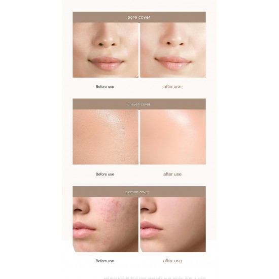 3W CLINIC Premium Vegan Intensive Silky Foundation SPF50+ PA+++ 