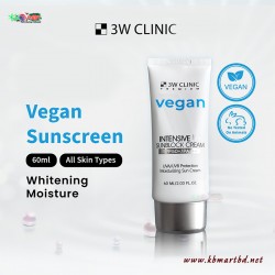 3W CLINIC Premium Vegan Intensive UV Sunblock Cream 60ml SPF50+ PA+++