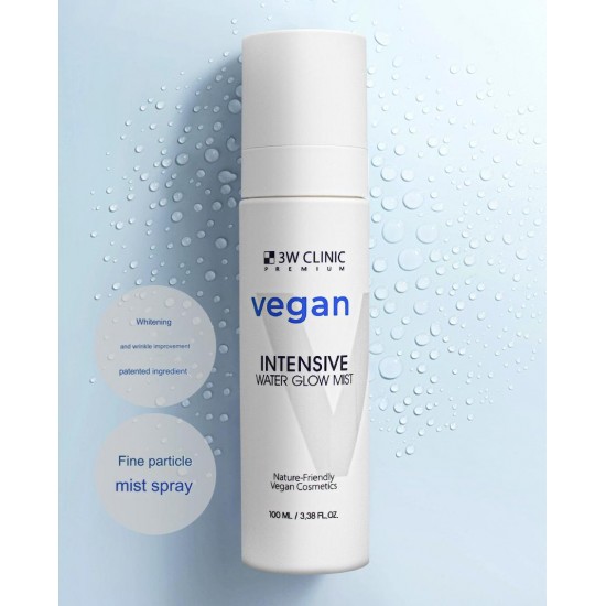 3W Clinic Premium Vegan Intensive Water Glow Mist 100ml