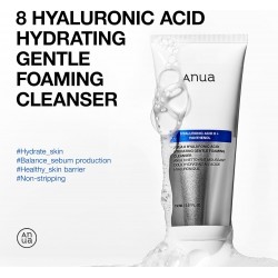 Anua 8 Hyaluronic Acid Hydrating Gentle Foaming Cleanser 150ml