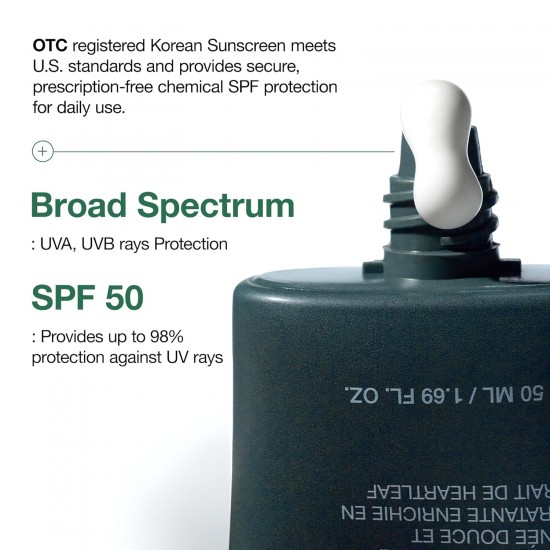 Anua Heartleaf Silky Moisture Sun Cream SPF50+ PA++++ 50ml