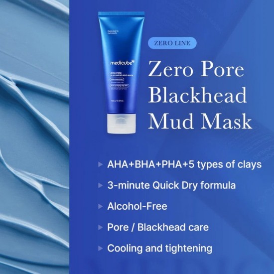 Medicube Zero Pore Blackhead Mud Facial Mask 100g