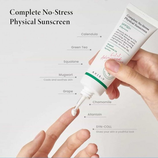 Axis-Y Complete No-Stress Physical Sunscreen SPF50+ PA++++