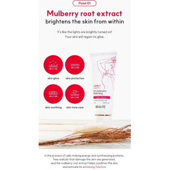 BEAUTE 3D Underarm Whitening Cure Cream 100ml