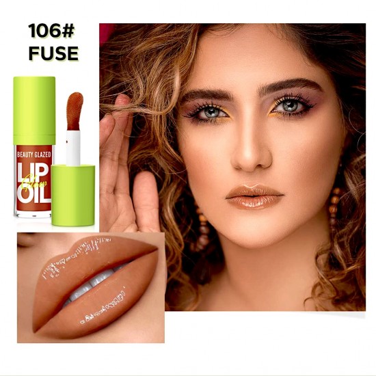 Beauty Glazed Glow Lip Oil Fuse 106