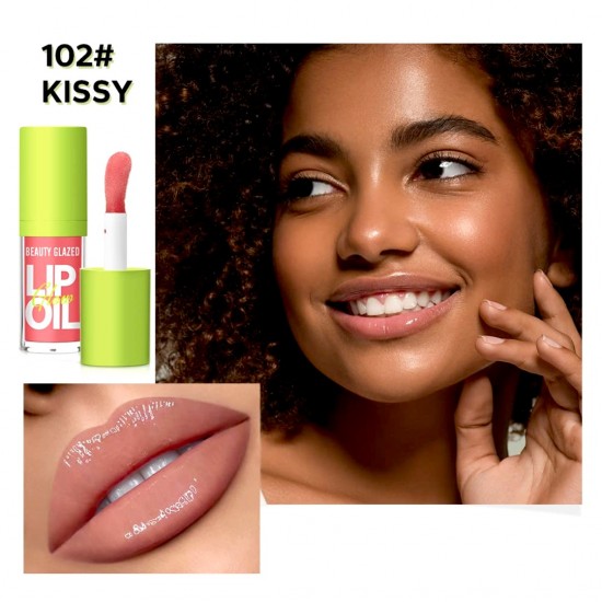 Beauty Glazed Glow Lip Oil Kissy 102