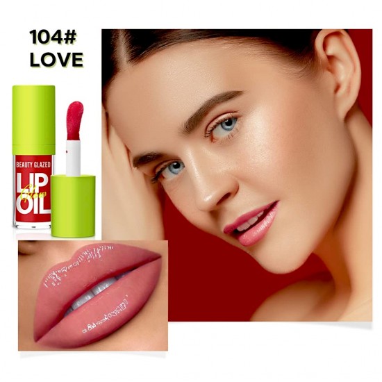 Beauty Glazed Glow Lip Oil Love 104