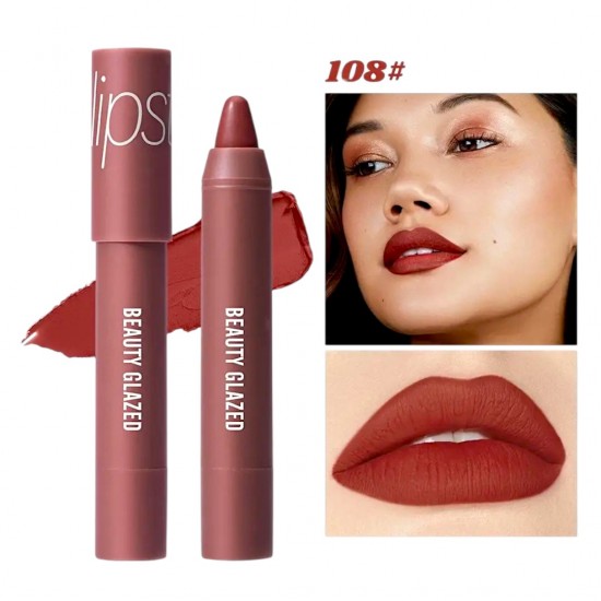 BEAUTY GLAZED Velvet Soft Mist Lipstick 108 BEAUTY GLAZED Velvet Soft Mist Lipstick 108